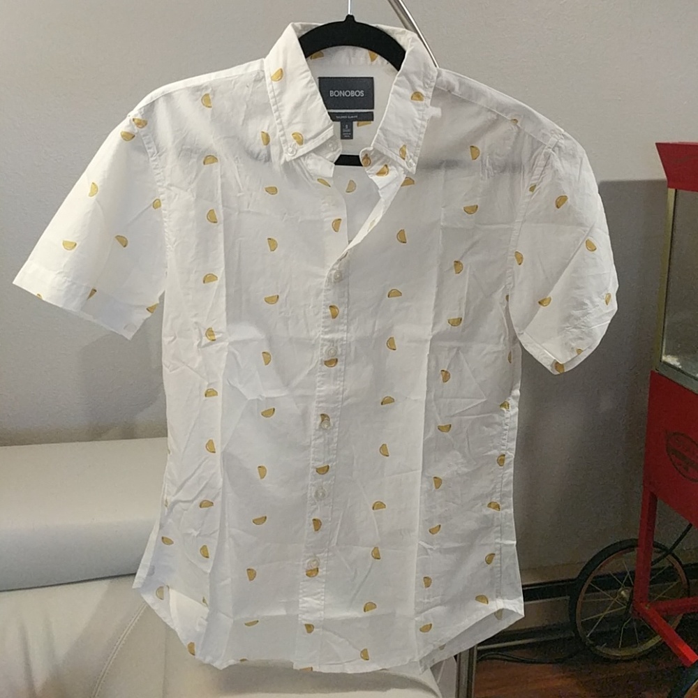 Bonobos shirt with tacos 🌮